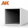 AK Interactive AK6549 SQUARE HOLLOW TUBE 5.00 X 350MM – STYRENE SQUARE HOLLOW TUBE – (3 UNITS)